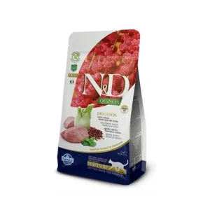Aktuální N&D Grain Free Cat Adult Quinoa Digestion Lamb