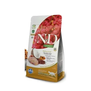 Cenově Výhodný N&D Grain Free Cat Adult Quinoa Skin&Coat Quail & Coconut