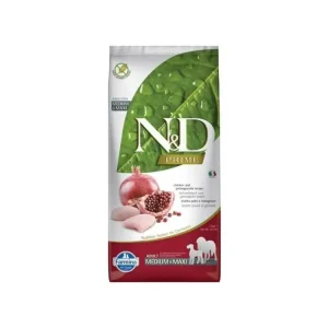 Expresní Doručení N&D PRIME Dog Grain Free Adult M/L Chicken & Pomegranate