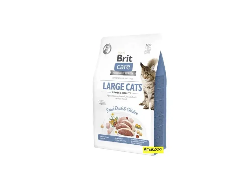 Sezónní Sleva Brit Care Cat Grain-Free Large cats Power & Vitality