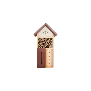 Hotel pro hmyz 13 x 8.5 x 26 cm se včelkou borové dřevo Cenově Výhodný